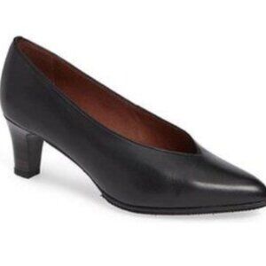 Hispanitas Cerys Black Pointy Toe Heel Pumps Size 40